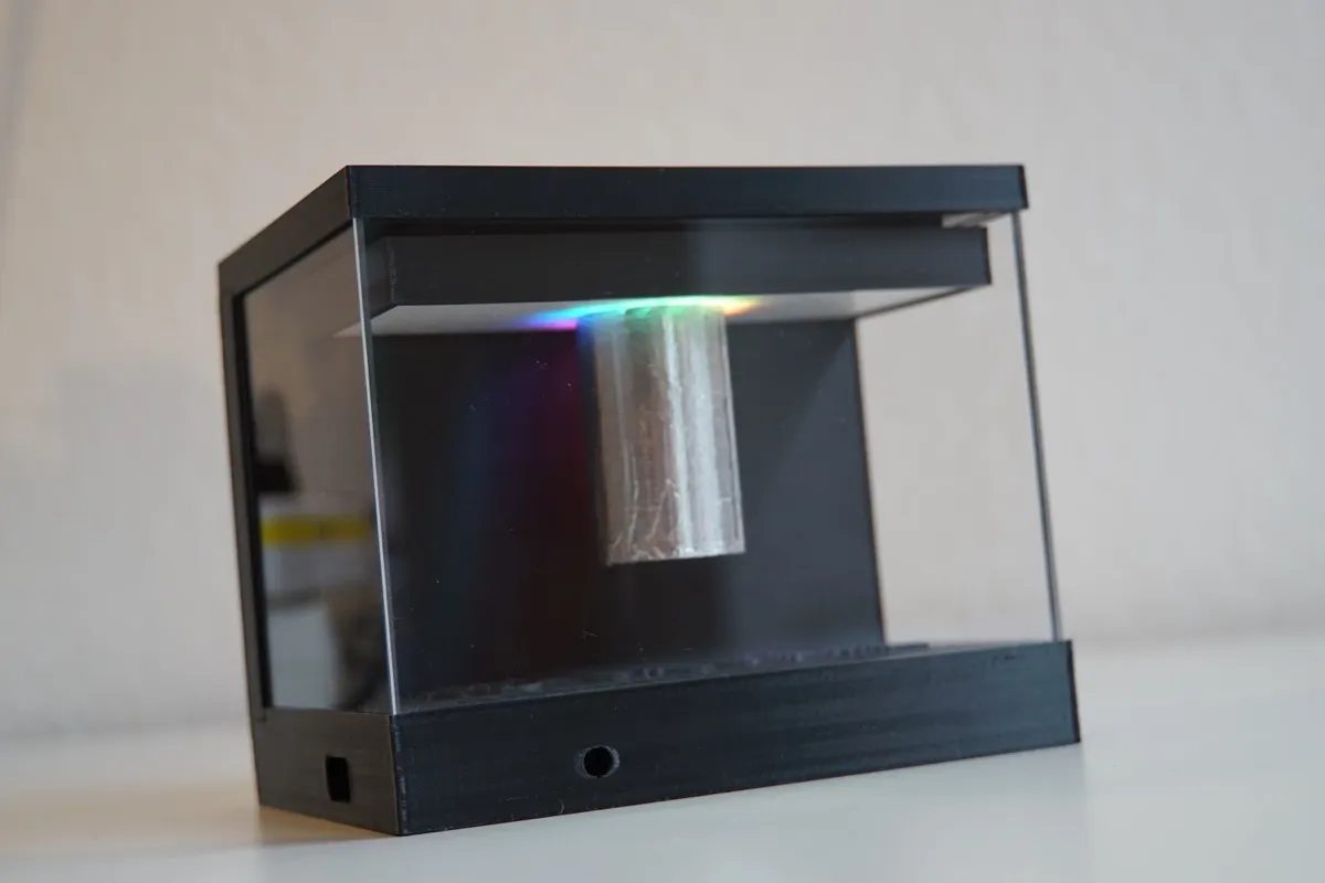 RasQberry One — the 3D-printed model of IBM Q System One with a Raspberry Pi inside